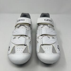 LIKNU Giro Sante II Womens Road Cycling Shoes (White, EU 42, US 10)